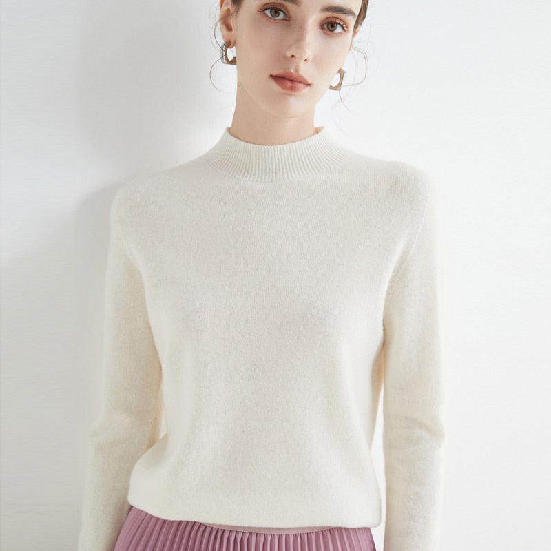 SilkThread Cashmere Jumper | Premium Lightweight Pullover for Women, Suitable for All Seasons