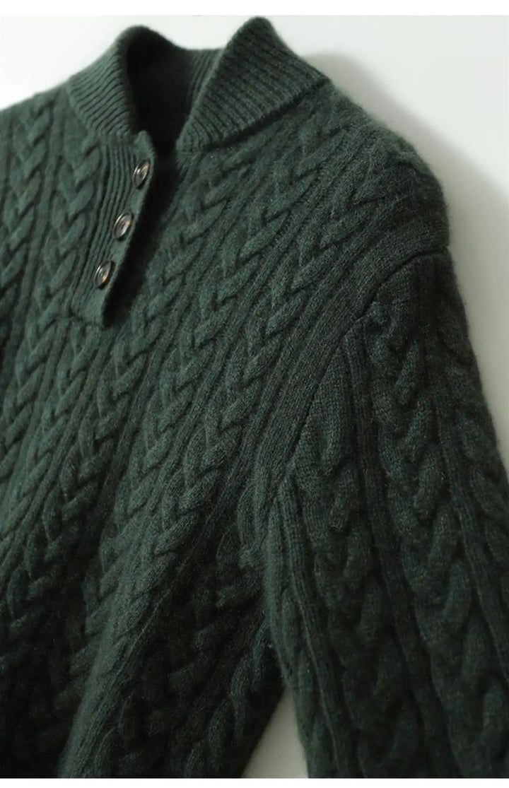 Arden Cashmere Cardigan with Buttons