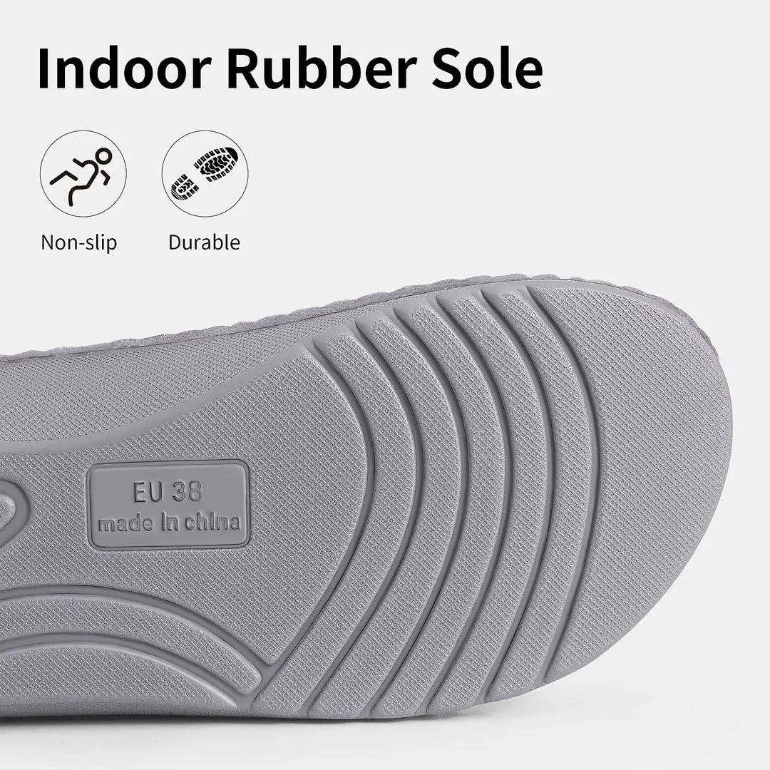 Orthopaedic Corduroy Slippers with Arch Support