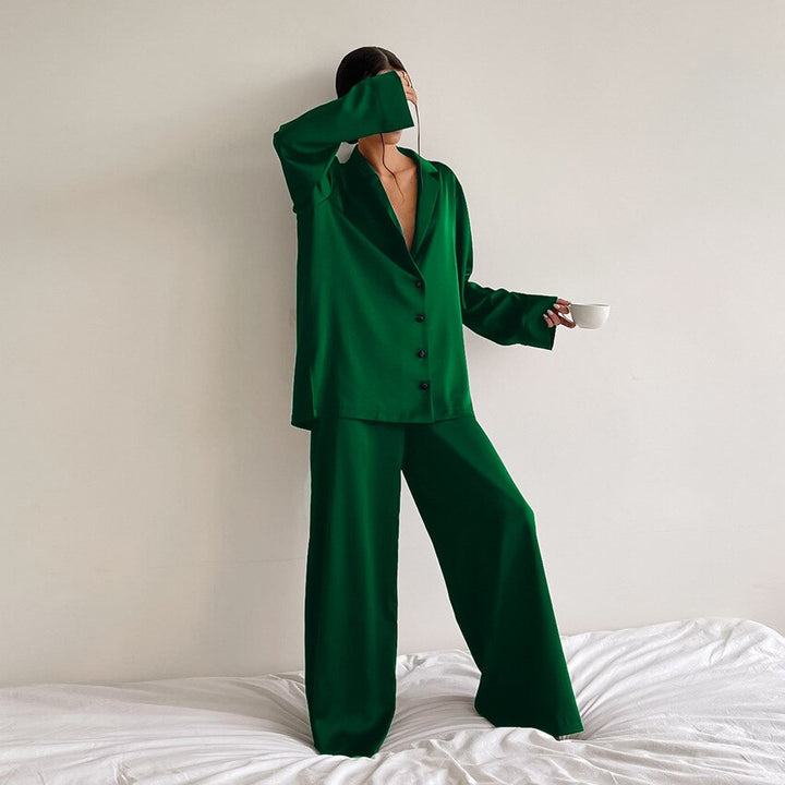 Women's Satin Pyjama Set – Isabella