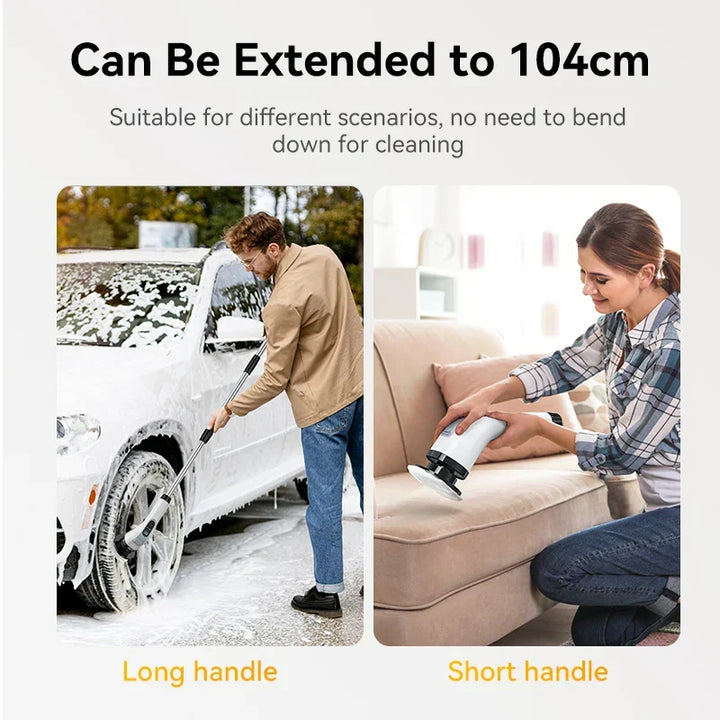 SpinClean Cordless Electric Cleaning Brush with 7 Accessories