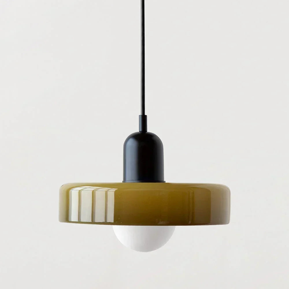 Bauhaus Stained Glass Pendant Lamp