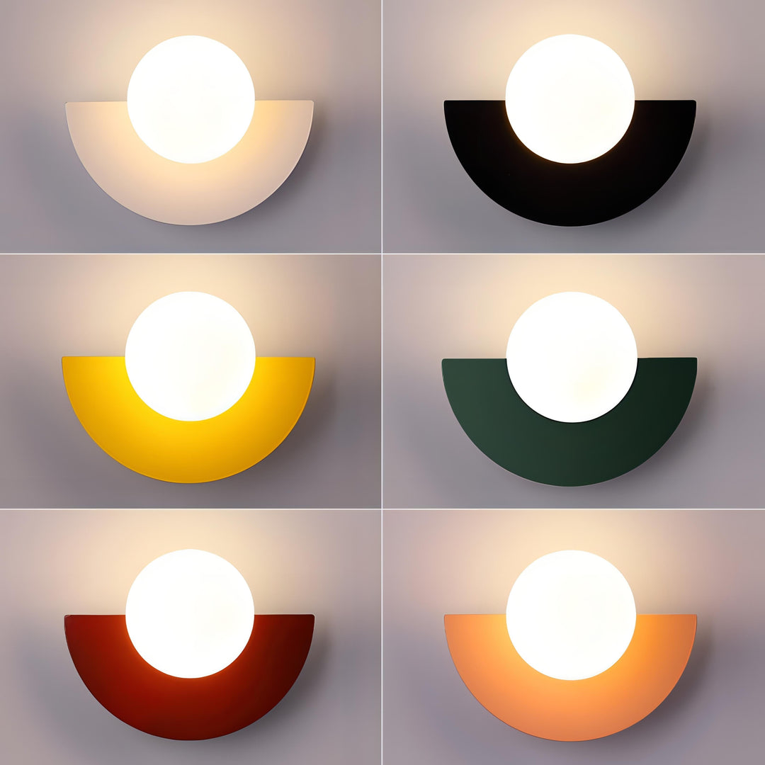 Nordic Semi-Circular Wall Lamp