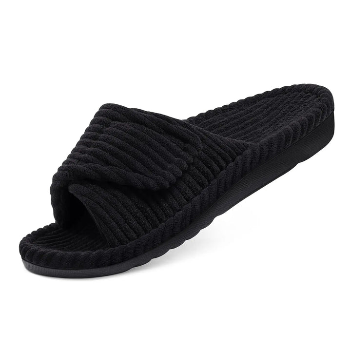 Orthopaedic Corduroy Slippers with Arch Support