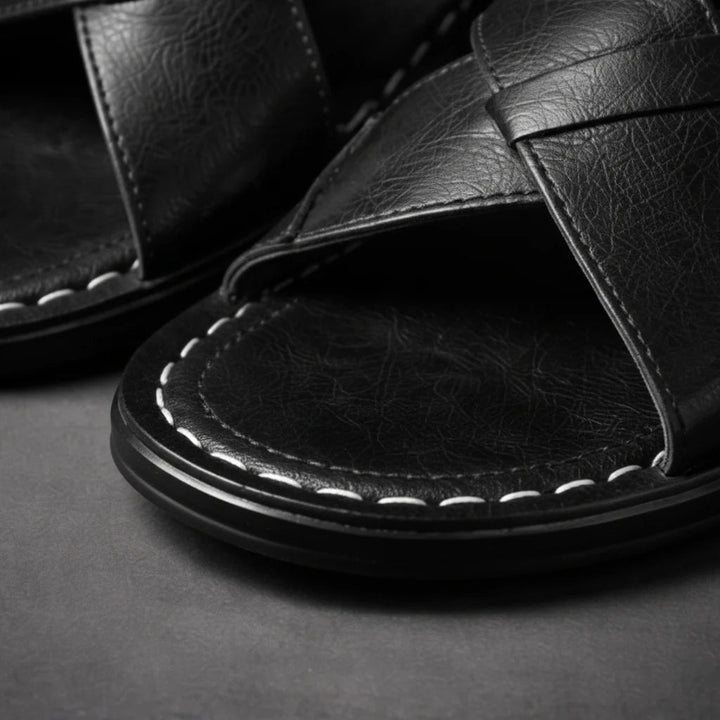 Men's Sandals | Criss-Cross Strap Design & Slip-On Comfort