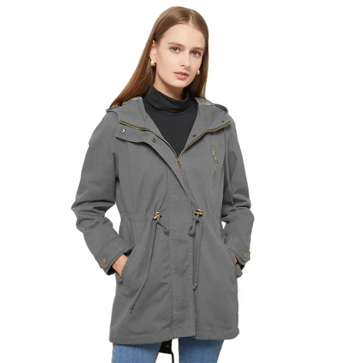 Stylish Women's Hooded Jacket – Marielle