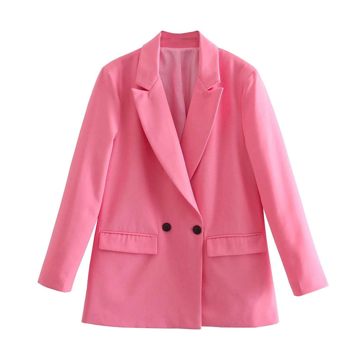Elegante Double-Breasted Blazer voor Dames