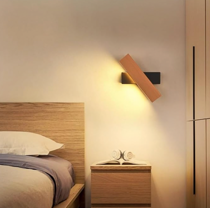 Japanese LED Wall Light | Minimalist Rotating Wall Lamp
