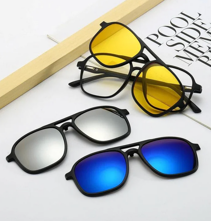 FlexView 6-in-1 | Sunglasses with Interchangeable Lenses (1+1 Free Promotion)