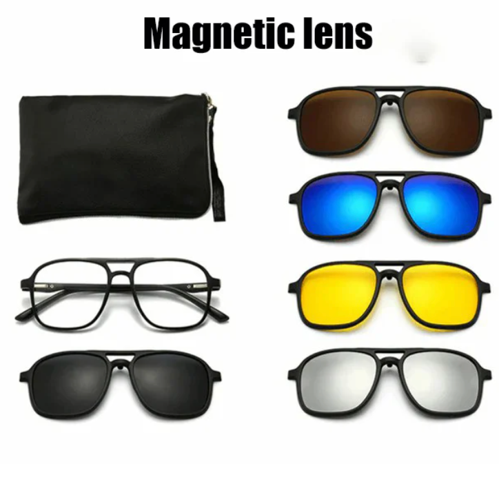 FlexView 6-in-1 | Sunglasses with Interchangeable Lenses (1+1 Free Promotion)