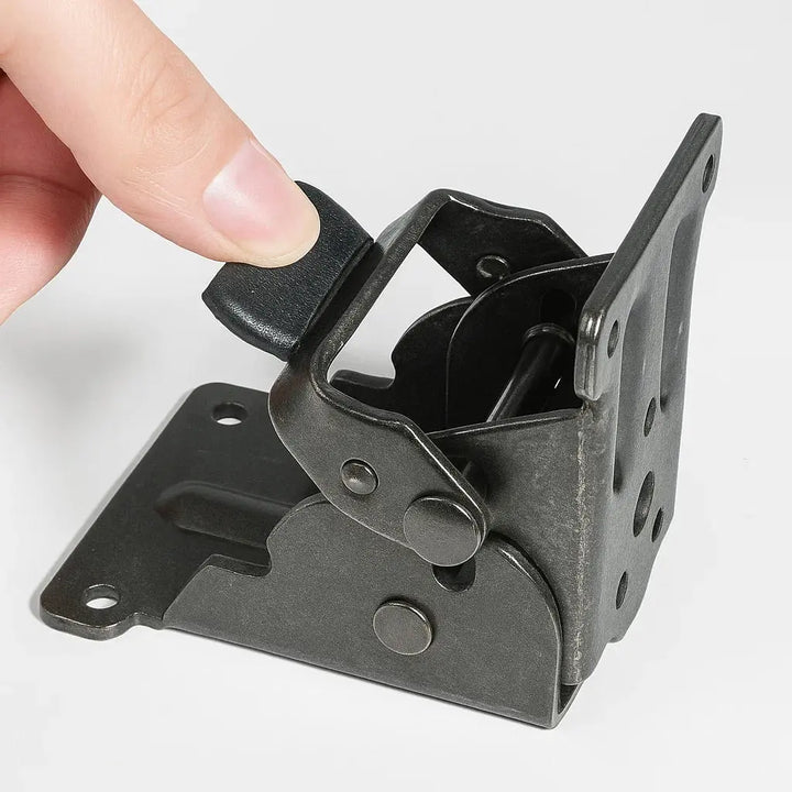 Folding Table Leg Brackets 90° with Auto-Lock – Set of 2, Up to 225 kg Load Capacity