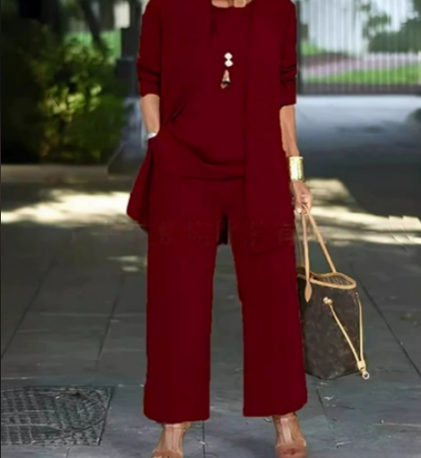 Stylish Refined Three-Piece Suit