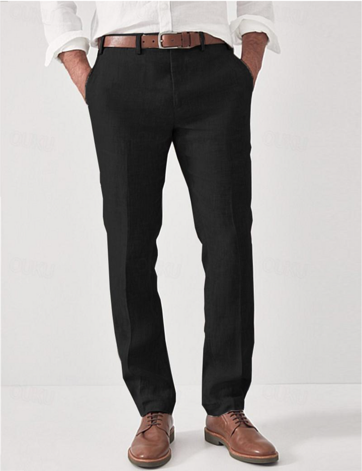 Comfortable Linen Men's Trousers – Elias