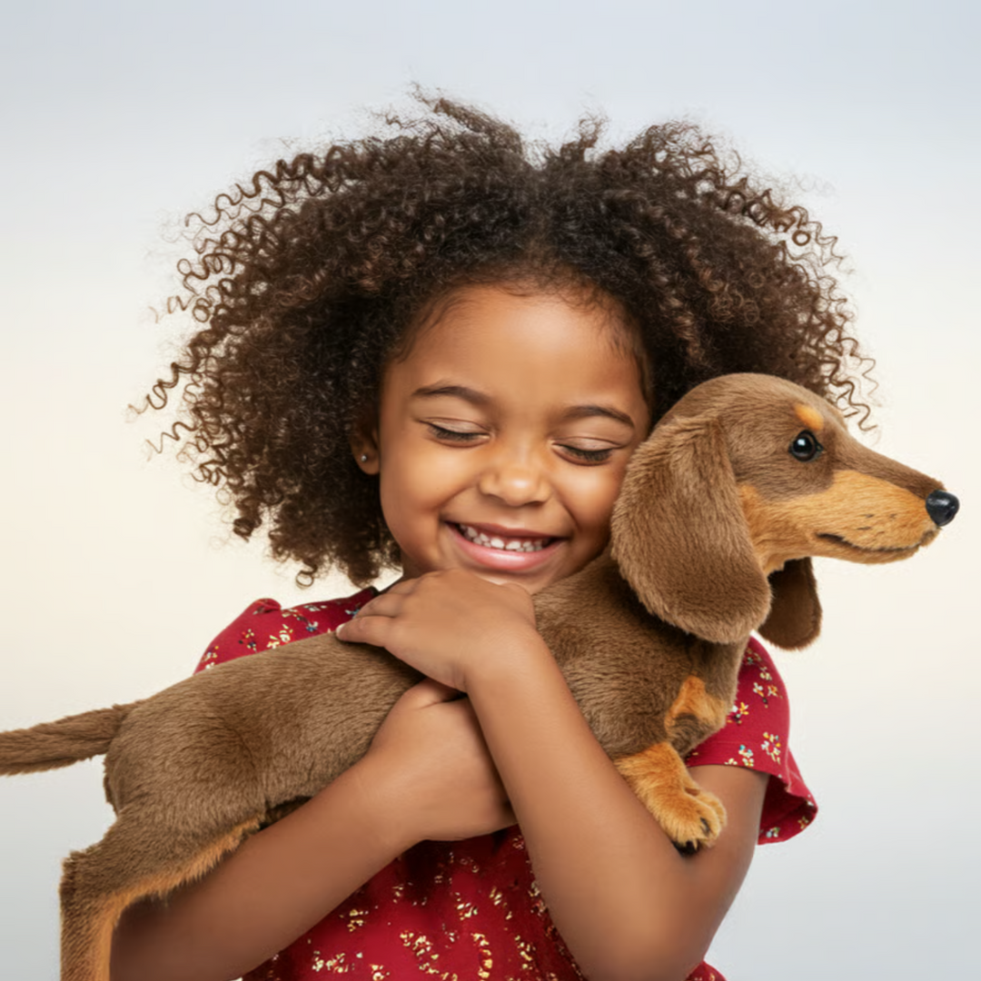 Interactive Plush Dog with Touch Sensors, Lifelike Movements and Ultra-Soft Fur