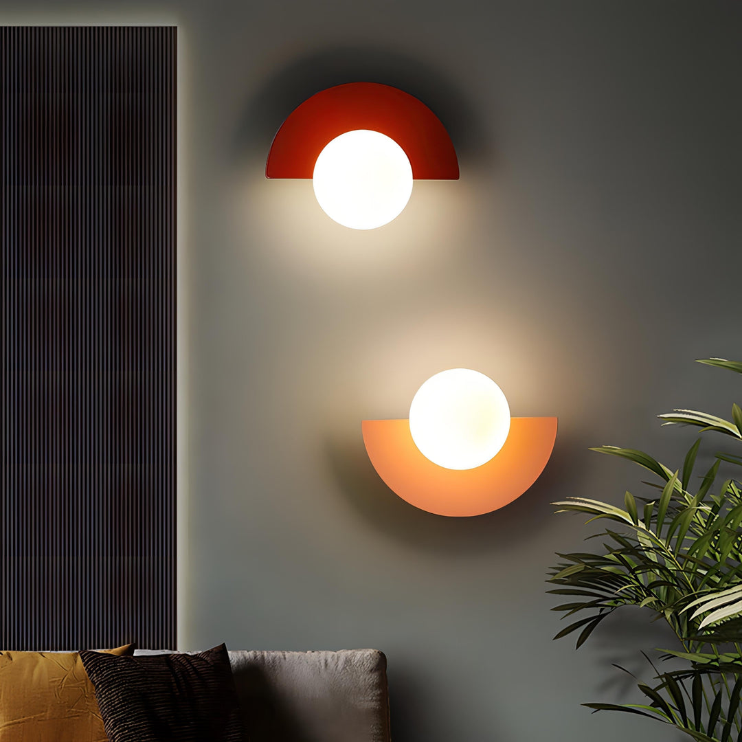 Nordic Semi-Circular Wall Lamp