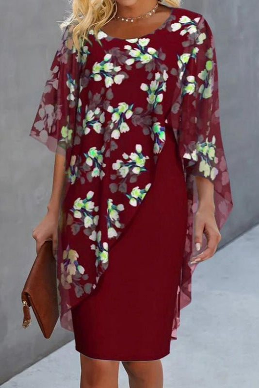 Elegant Floral Dress for Women