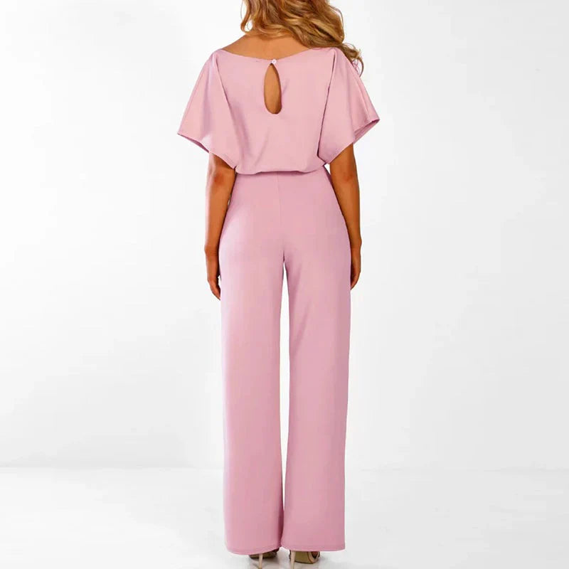 Elegant Women's Jumpsuit with Slim Waist