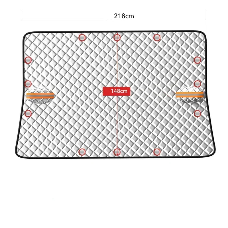 FrostGuard Max Magnetic Car Windscreen Cover | Winter Anti-Ice Protection & Summer UV Protection | Waterproof & Easy to Fit