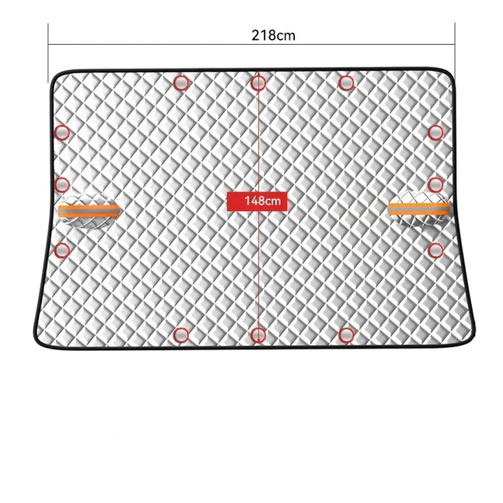 FrostGuard Max Magnetic Car Windscreen Cover | Winter Anti-Ice Protection & Summer UV Protection | Waterproof & Easy to Fit