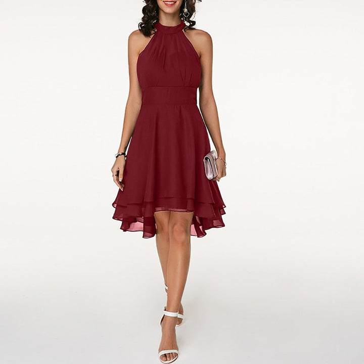 Stylish Dress with Charming Ruffles – Isabella