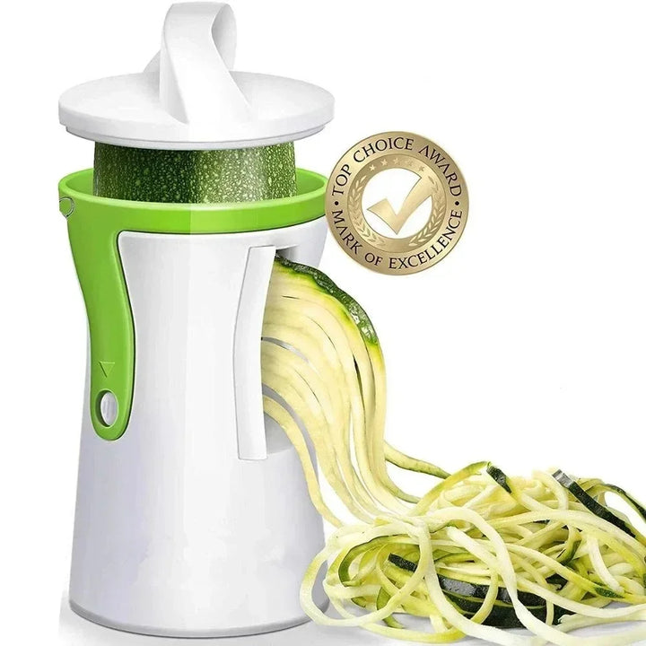 VeggiTwist Spiralizer | For Vegetables & Cheese | Manual & Compact | Stainless Steel & BPA-Free Plastic