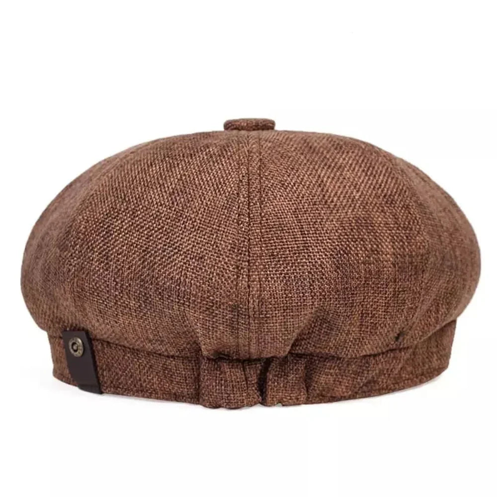 Vintage Flat Cap – Classic Retro-Style Newsboy Cap