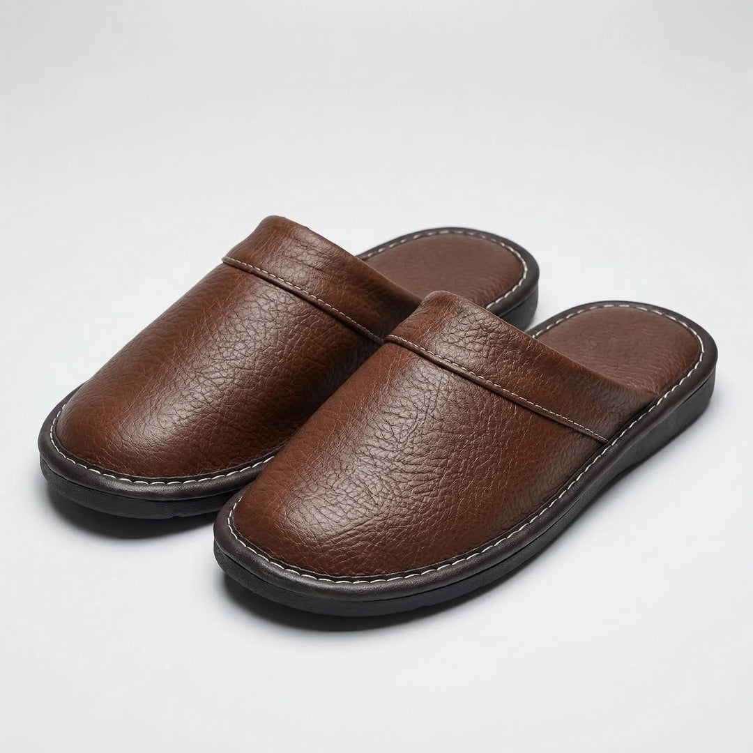 Lightweight Slipper with Smooth Finish - Rodney