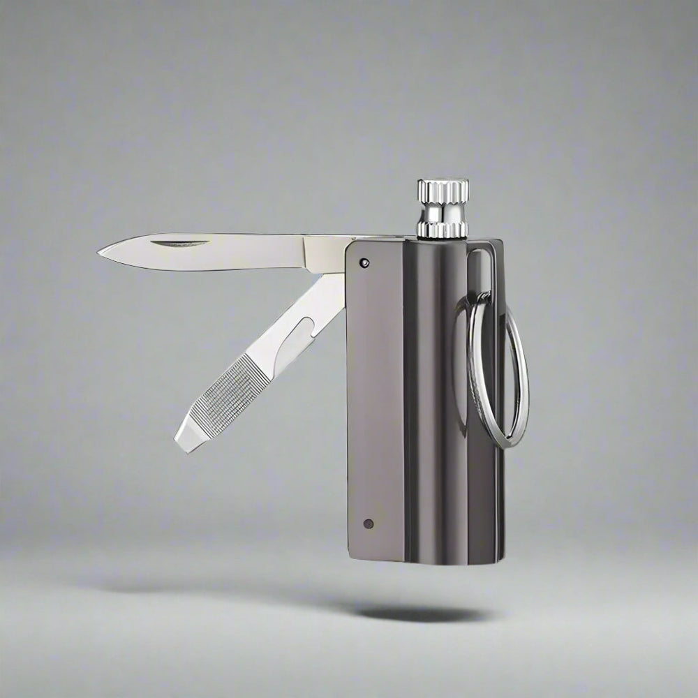 BowLift | Waterproof Flint Survival Lighter with Keychain