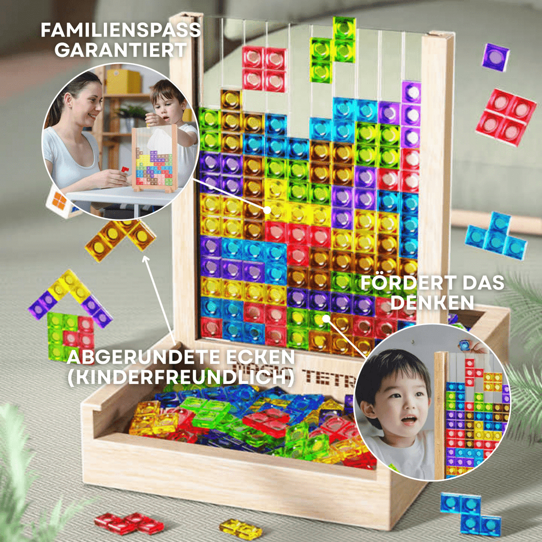 EcoBlock Tetris Board – Sustainable Tetris Puzzle Game for the Whole Family