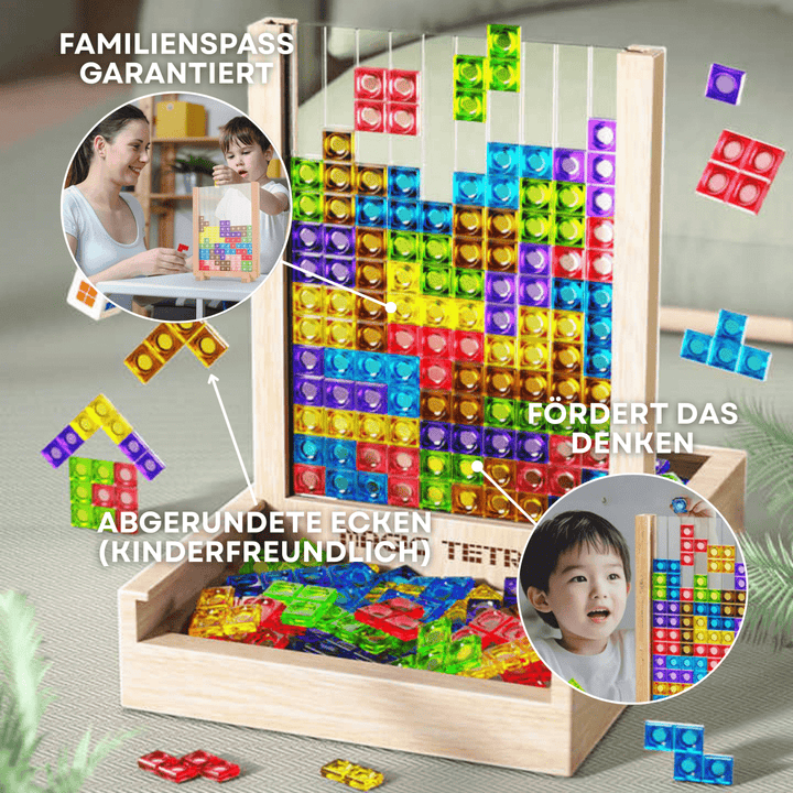 EcoBlock Tetris Board – Sustainable Tetris Puzzle Game for the Whole Family