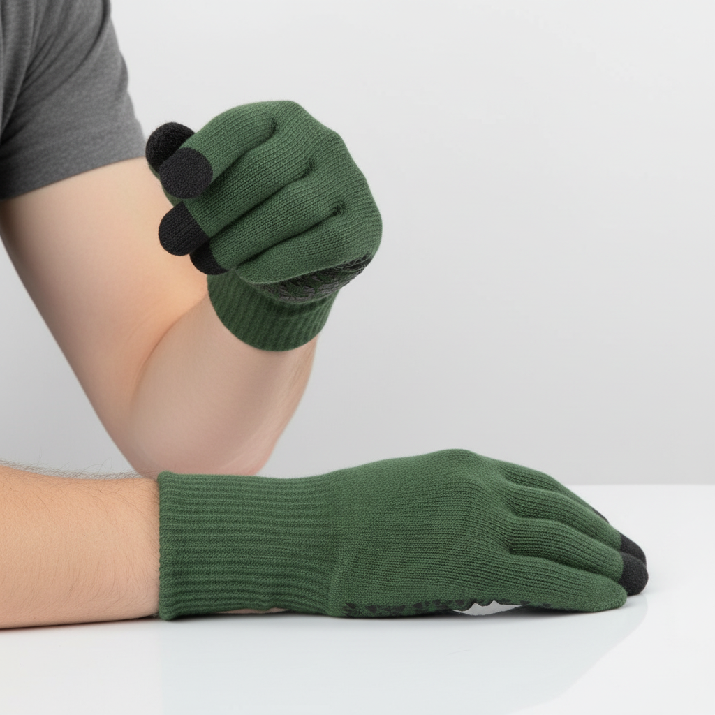 Thermal Knitted Gloves - CozyConnect