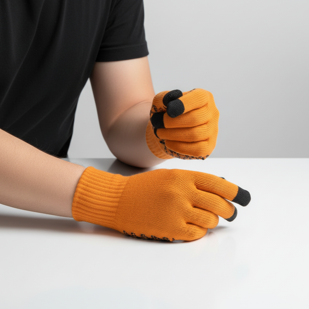 Thermal Knitted Gloves - CozyConnect