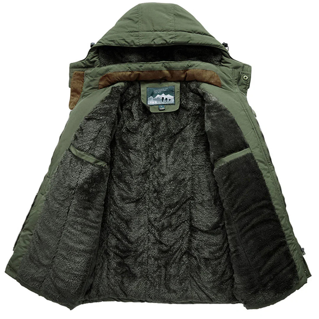 Stylish Winter Coat with Hood for Men