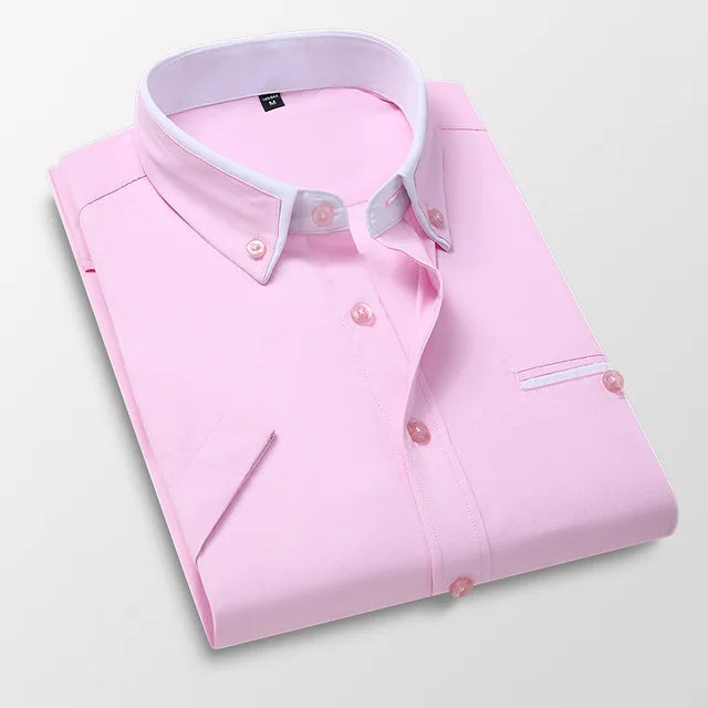 Timeless Shirt with Turn-Down Collar - Chad