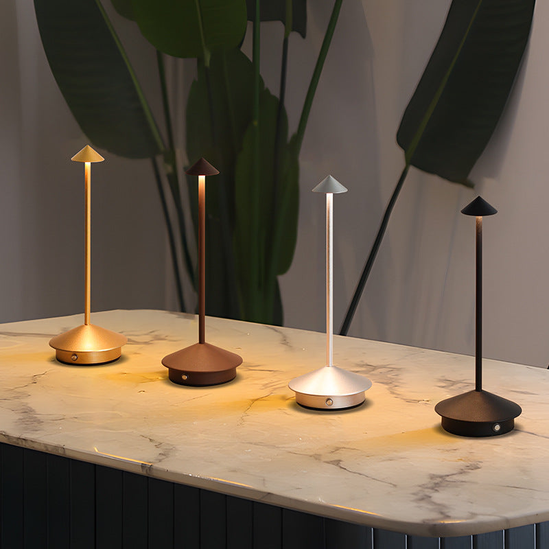 Cordless Table Lamp with Touch Dimmer and USB Charging