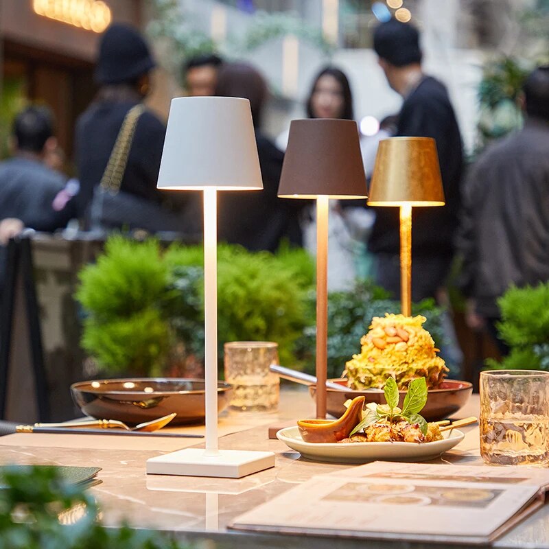 Cordless Table Lamp | Minimalist Design | Dimmable LED Light