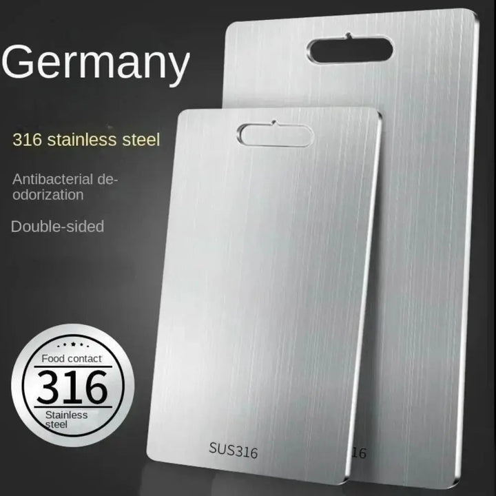 Titanium Kitchen Chopping Board – Grade 316, Double-Sided