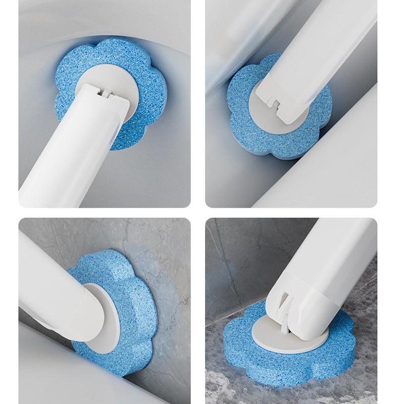 Disposable Toilet Brush | Antibacterial, Hygienic Sponge Heads