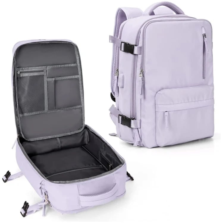 Multifunctional women's backpack 35 L with USB port