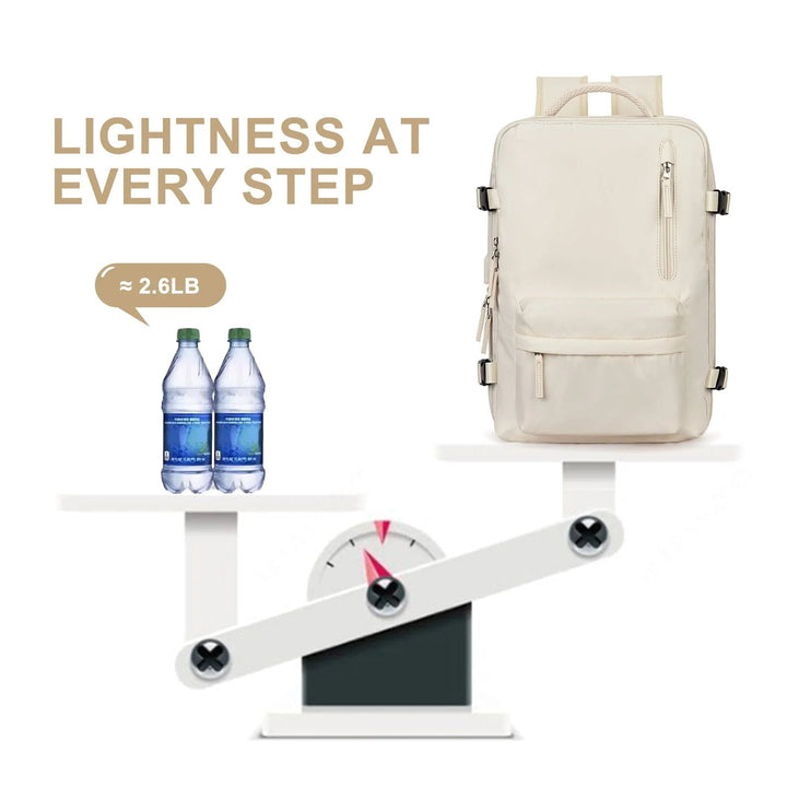 Multifunctional women's backpack 35 L with USB port