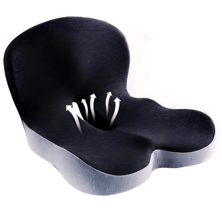 ERGOREST – Ergonomic Lumbar Cushion for Office and Car Seats