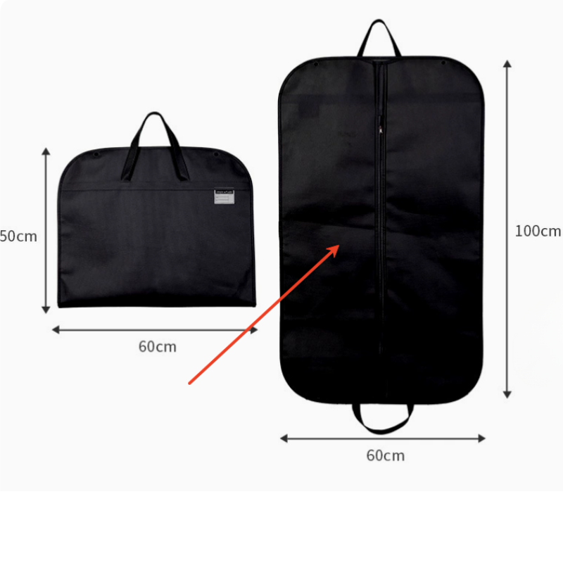 Waterproof Oxford Fabric Garment Bag – Suit Cover with Side Gusset and Pockets (Buy 1, Get 1 FREE)