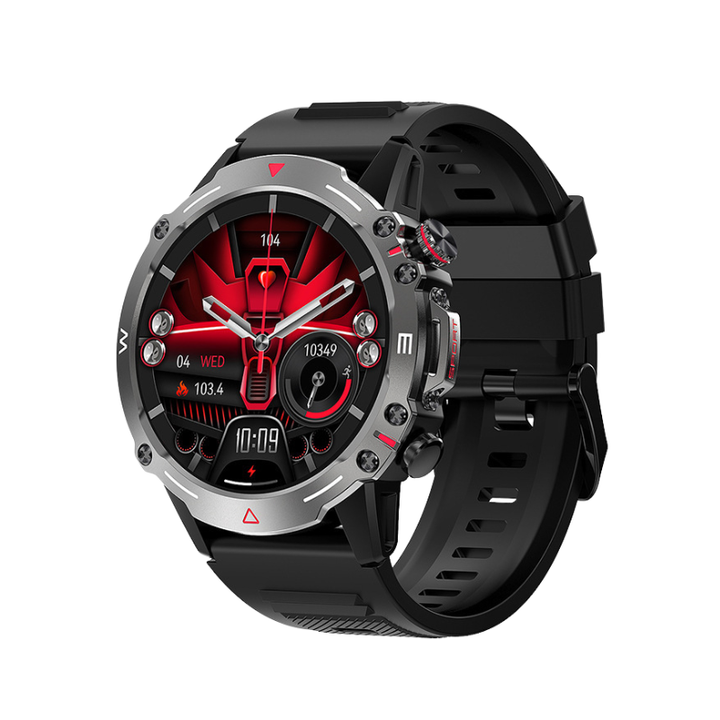 KL482 Smartwatch – AMOLED Display | Heart Rate, Blood Oxygen and Blood Pressure Monitoring