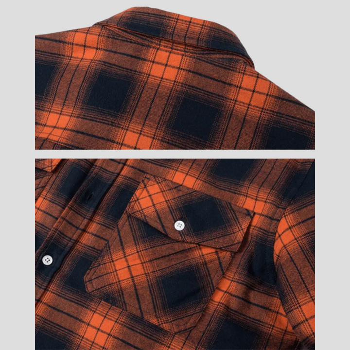 Men’s Plaid Jacket with Fleece Lining