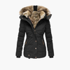 Women’s Jacket with Embossed Surface and Closures
