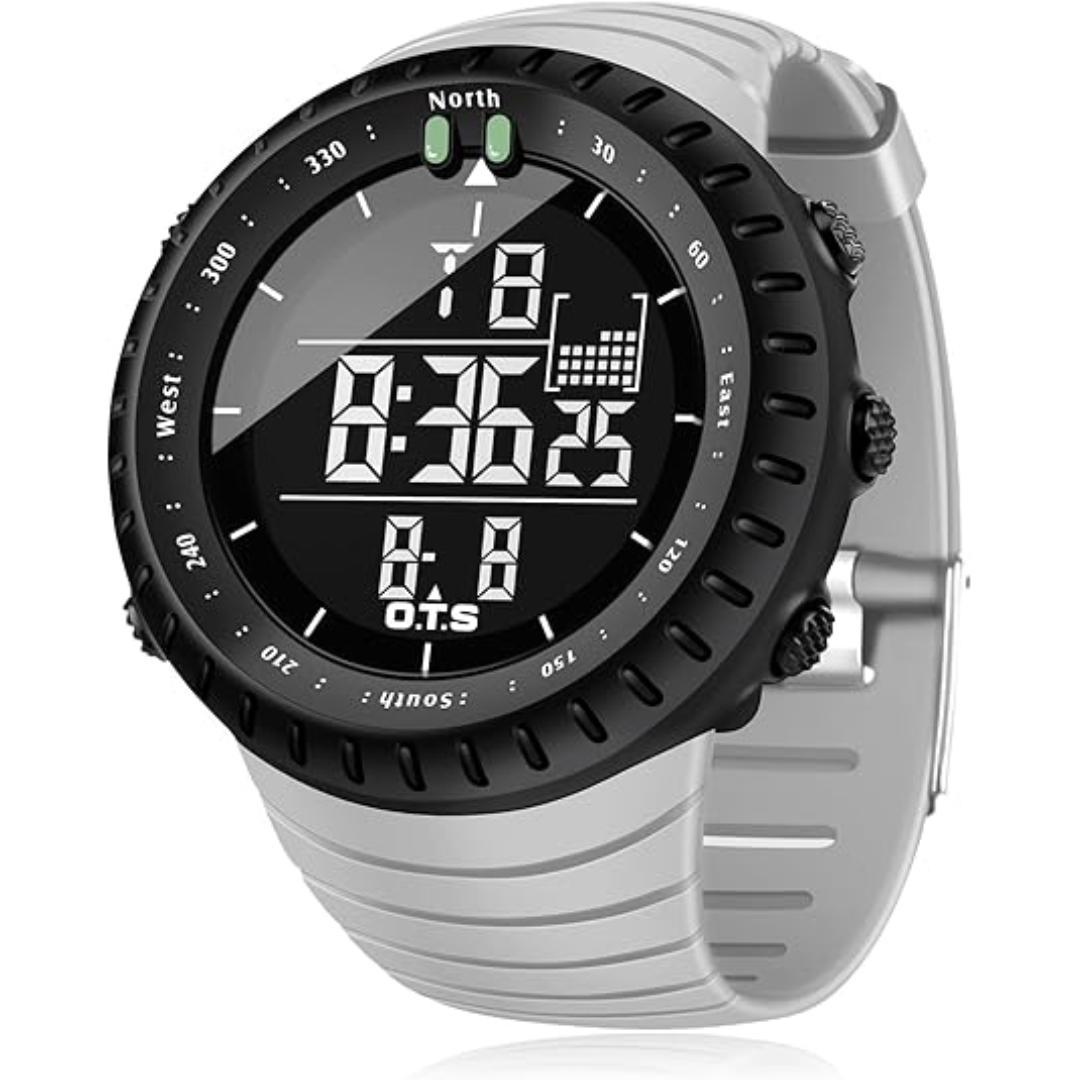 Henry Men's Waterproof Digital Sports Watch – Shockproof, Tactical and LED Backlit
