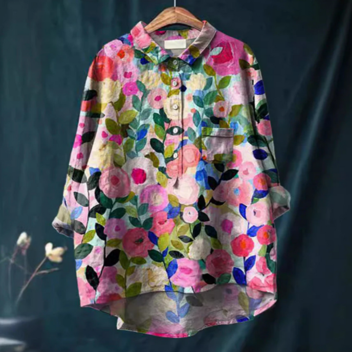 Bertan – Women's Blouse with Floral Print