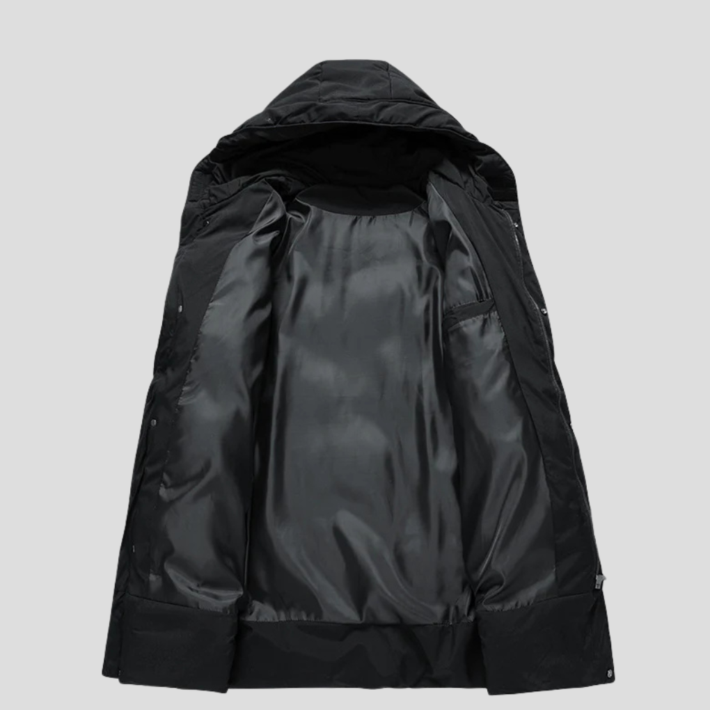 Men’s Parka Coat – Elegant Shield for Harsh Weather