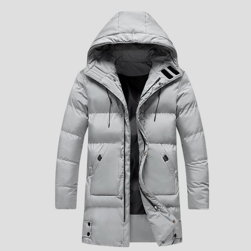 Men’s Parka Coat – Elegant Shield for Harsh Weather