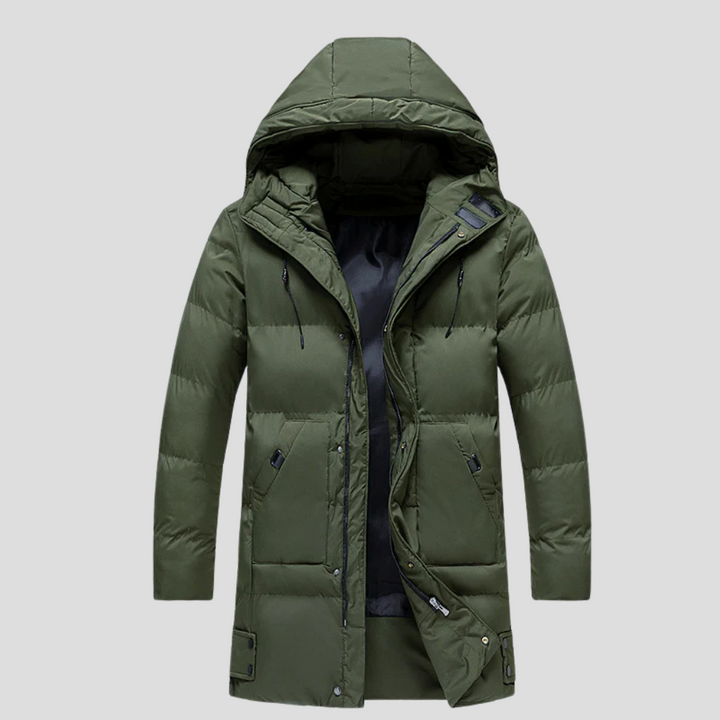 Men’s Parka Coat – Elegant Shield for Harsh Weather